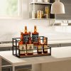THYGIFTREE Syrup Rack Metal Wood Countertop Organizer-6