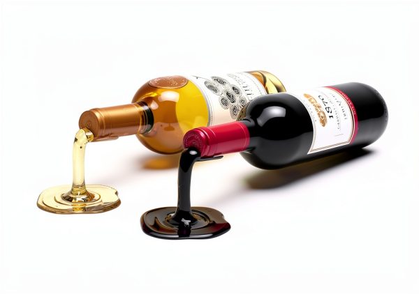 Tabletop Wine Rack Beyond123 Spilled Design Glossy Finish-0