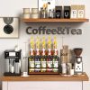 THYGIFTREE Syrup Rack Metal Wood Countertop Organizer-1