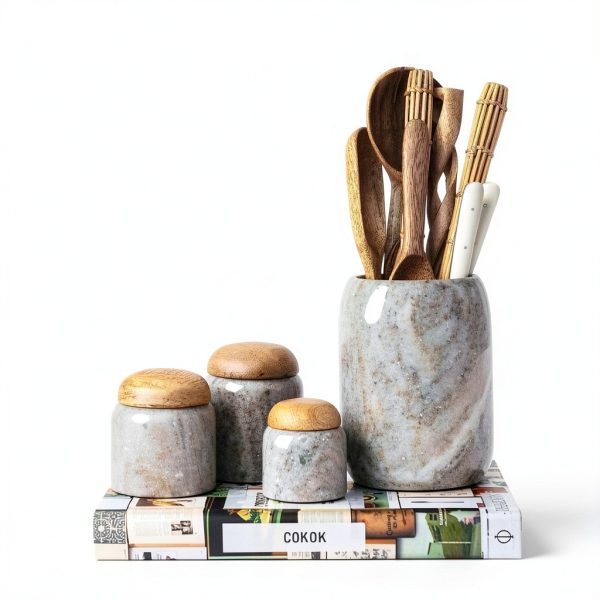Marble Wine Bottle Holder Creative Co-Op Polished Tabletop-9