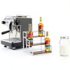 THYGIFTREE Coffee Syrup Rack Metal Wood Organizer Kitchen-7