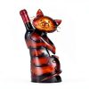Cat Wine Rack Drincarier Metal Modern Holder-1