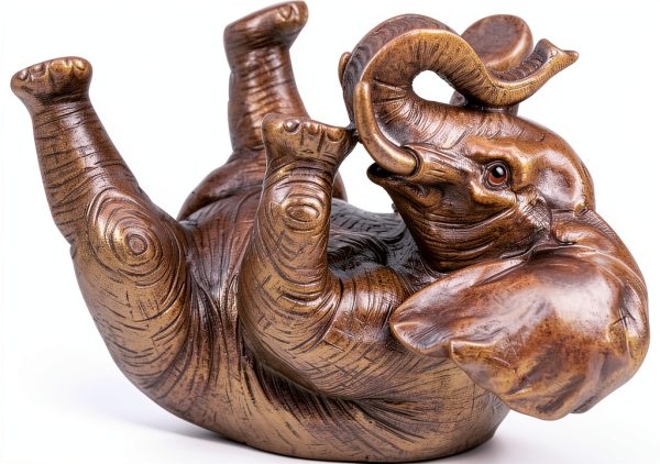 Comfy Hour Modern Resin Wine Rack Tabletop Animal Decor-6