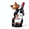 Cat Wine Rack Drincarier Metal Modern Holder-2