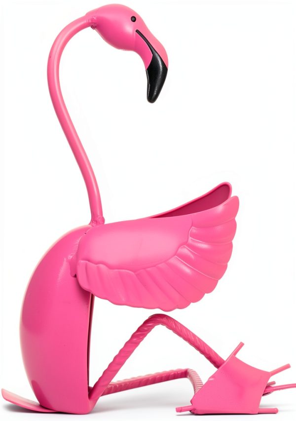 Tooarts Flamingo Wine Holder Metal Decor Kitchen Dining Gift-8