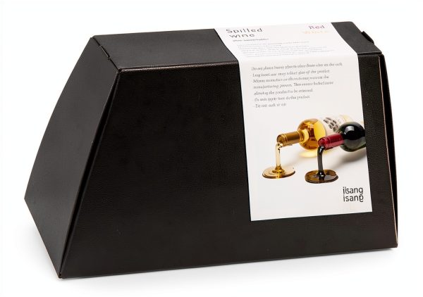 Tabletop Wine Rack Beyond123 Spilled Design Glossy Finish-2
