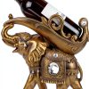 Thai Elephant Wine Rack ICE ARMOR Home Decor Wine Holder-0
