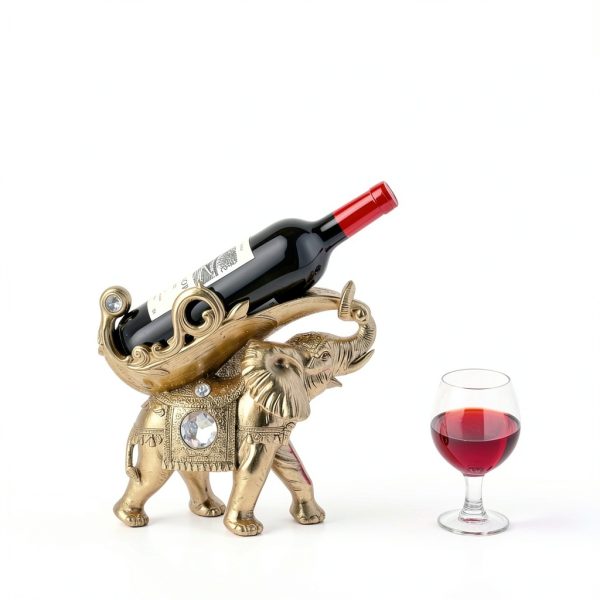Thai Elephant Wine Rack ICE ARMOR Home Decor Wine Holder-1