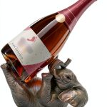 Comfy Hour Modern Resin Wine Rack Tabletop Animal Decor-0