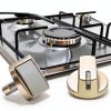 AEZ73293801 Burner Control Knob 5 Pack Qinerstool for LG Gas Cooktop-5