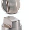 Wolf Hood Knob 2 Pack Pokin Plastic for 56 Models Nickel Finish-4