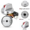 Samsung Range Knob Polerden Stainless Steel Push‑Button NE63T8111SS/AA-5