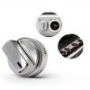Stove Knob Replacement Sacumea for LG Gas Range - Chrome Iron Set-4