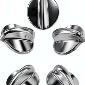 Surface Burner Control Knob for GE Stoves Stainless Steel Heavy Duty-0