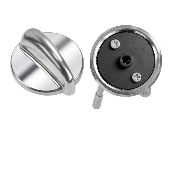Surface Burner Control Knob for GE Stoves Stainless Steel Heavy Duty-3