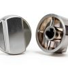 Wolf Hood Knob 2 Pack Pokin Plastic for 56 Models Nickel Finish-3