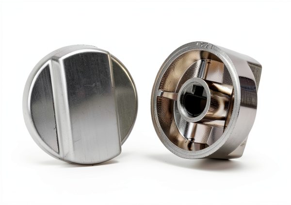 Wolf Hood Knob 2 Pack Pokin Plastic for 56 Models Nickel Finish-3