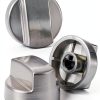 Wolf Hood Knob 2 Pack Pokin Plastic for 56 Models Nickel Finish-5