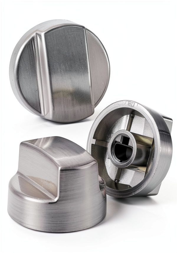 Wolf Hood Knob 2 Pack Pokin Plastic for 56 Models Nickel Finish-5