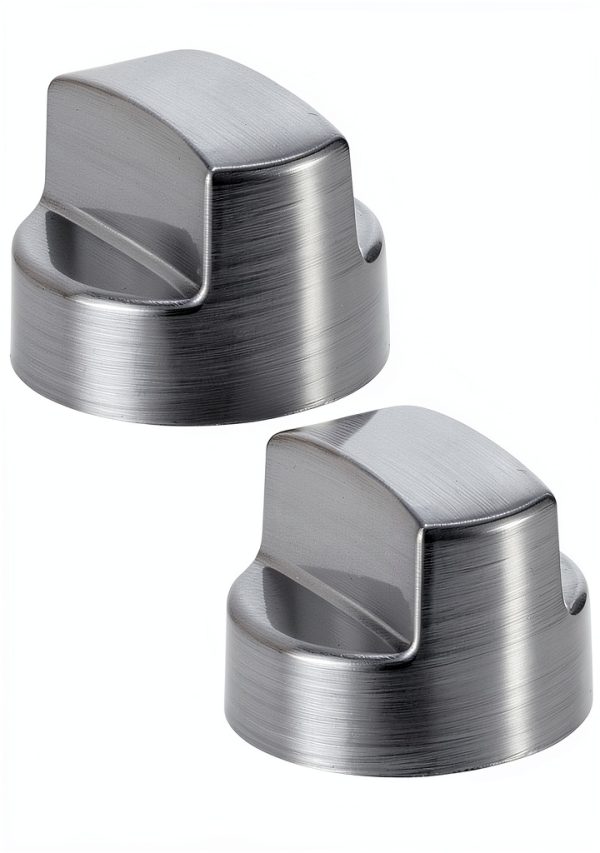 Wolf Hood Knob 2 Pack Pokin Plastic for 56 Models Nickel Finish-1