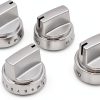 atgestore WB03X24818 Gas Stove Knob Replacement 5 Plastic Knobs for GE-0