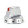 Samsung Range Knob Polerden Stainless Steel Push‑Button NE63T8111SS/AA-2