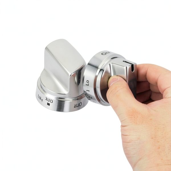 Gas Stove Knob Replacement Aekops 5 Pack Stainless Steel Knobs for GE-5