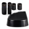 Blutoget Black Universal Control Knobs 4 Pack with 12 Adapters-1