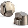Wolf Hood Knob 2 Pack Pokin Plastic for 56 Models Nickel Finish-6