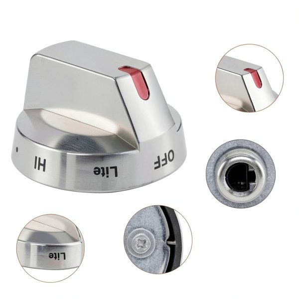 Samsung stove knob TOMOON DG64-00473A High Steel 5-Pack-5