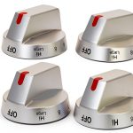Samsung Range Knob Polerden Stainless Steel Push‑Button NE63T8111SS/AA-0