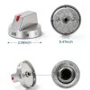 Samsung Range Knob Polerden Stainless Steel Push‑Button NE63T8111SS/AA-3