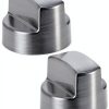 Wolf Hood Knob 2 Pack Pokin Plastic for 56 Models Nickel Finish-0