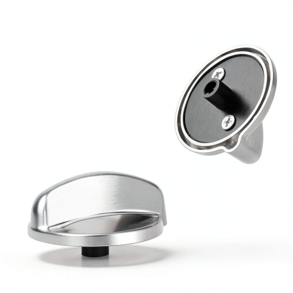 Surface Burner Control Knob for GE Stoves Stainless Steel Heavy Duty-1
