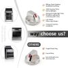 DG64-00473A Burner Knob 5-Pack Stainless Steel for Samsung Range-3