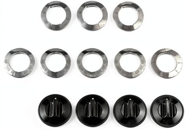 Electric Range Burner Knob Kit AMI PARTS ABS Knob Model KN002-3