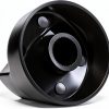 TOHAXPLS 4-Pack Black Control Knobs for Oven Stove Range D-Hole Fit-6