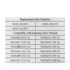 DG94-04167 Gas Stove Knobs 5‑Pack by P Polerden for Samsung-1
