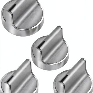 W10594481 Gas Range Stove Knobs by Beaquicy 5‑Piece Stainless Steel-0