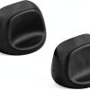 Range Hood Knob 2 Pack Plastic Black Atgestore S600348 S99360232-0