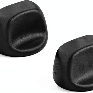 Range Hood Knob 2 Pack Plastic Black Atgestore S600348 S99360232-0