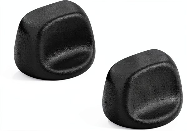 Range Hood Knob 2 Pack Plastic Black Atgestore S600348 S99360232-0